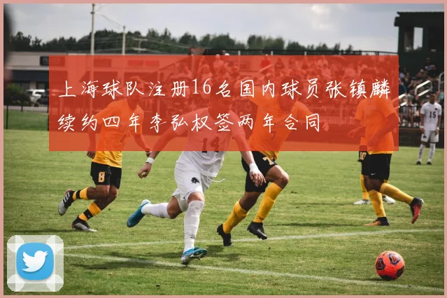 上海球队注册16名国内球员张镇麟续约四年李弘权签两年合同
